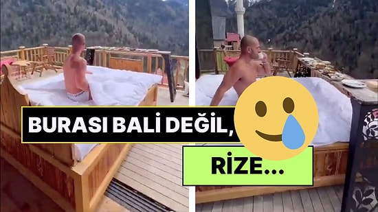 Hareketli Özelliği ile Yatağı Kahvaltıya Götüren İşletme Rize'de Çıkınca Sosyal Medyanın Diline Fena Düştü