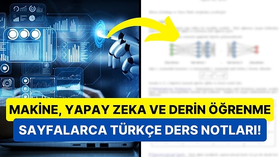 Makine Öğrenimi için Üniversite Okumanıza Gerek Yok: Stanford Çıkışlı Türkçe Ders Notları Ufkunuzu Açacak!