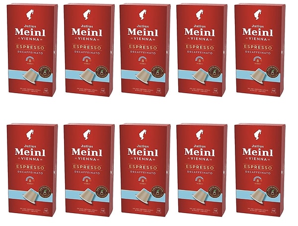 12. Julius Meinl Espresso Decaf Kafeinsiz Kapsül Kahve 100 Adet  2023 Seri