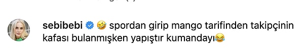 Ünver'e takipçilerinden bir sürü yorum geldiğini söylememe gerek yok herhalde...Öyle ki Influencer Sebi Bebi'den bile yorum geldi.