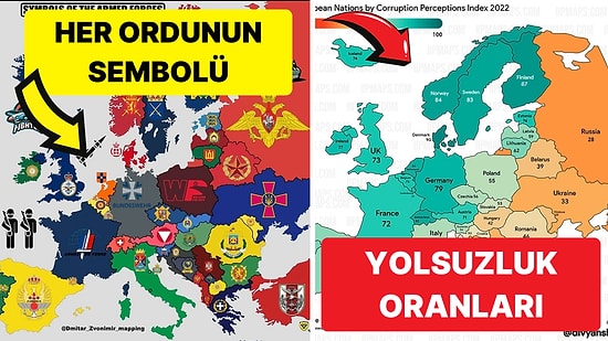 Hayatın Gerçeklerini Gözler Önüne Süren Birbirinden İlginç 15 Harita Bakış Açınızı Tamamıyla Değiştirecek!