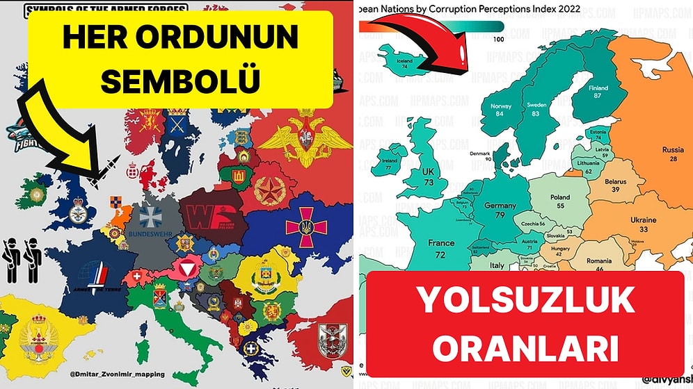 Hayatın Gerçeklerini Gözler Önüne Süren Birbirinden İlginç 15 Harita Bakış Açınızı Tamamıyla Değiştirecek!