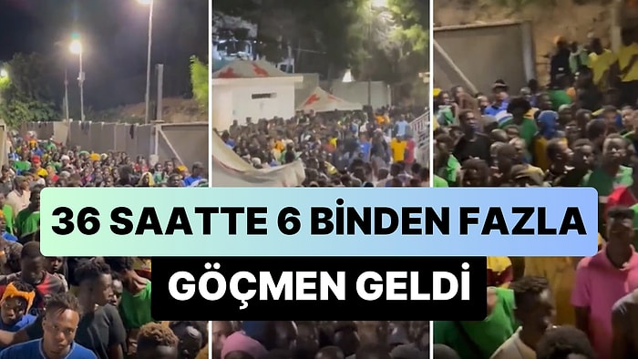 İtalya'nın Lampedusa Adası'na 36 Saatte 6 Binden Fazla Göçmen Geldi: Ada'da 'Acil Durum' İlan Edildi