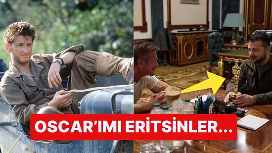 Dünyaca Ünlü Aktör Sean Penn'den Sert Sözler: "Oscar Ödülümden Kurşun Yapıp Rusları Vursunlar"