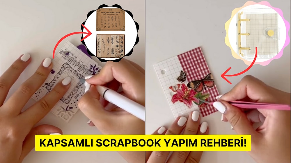 Gençlerin Trend Hobisi: Scrapbook! Karalama Defteri Modasına Uyarken Hayatınızı Kolaylaştıracak Ürünler