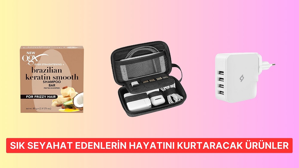 Uzun veya Kısa Yolculuklar İçin Mükemmel Olan 18 Harika Seyahat Ürünü