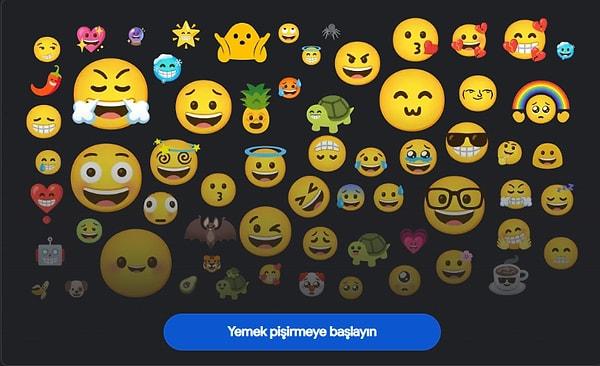 Google'ın yeni Emoji Mutfağı, adından da anlaşıldığı üzere kullanıcıların yeni özgün emojiler oluşturmasına olanak sağlıyor.