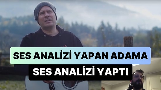 Ünlü ve Amatör Şarkıcılara Ses Analizi Yapan Emre Yücelen'e Ses Analizi Yapan Röportaj Adam
