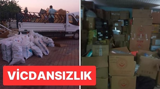 Bunun Adı Vicdansızlık: Baskın Yapılan Depodan Depremzedelere Gönderilen Yardım Kolileri Çıktı