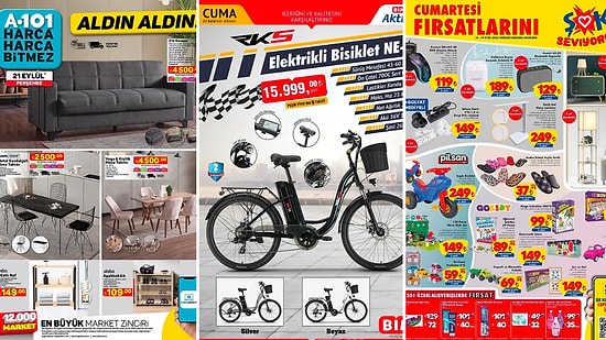 İndirim Günleri Başlıyor! 15 - 22 Eylül Haftasında A101, BİM ve ŞOK Aktüel Ürünler Listesinde Ne Var?