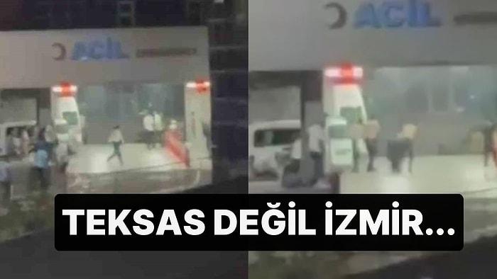 Teksas Değil İzmir... Husumetliler Acil Servis Önünde Çatıştı!