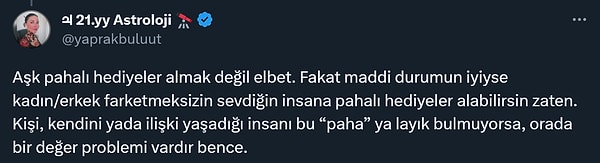 Kimileri bu paylaşımın sadece maddiyat odaklı olduğunu söyledi.