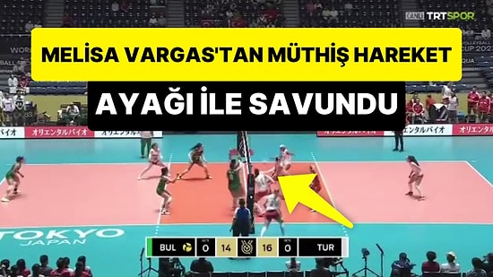 Melisa Vargas'ın Bulgaristan Karşısında Ayağı ile Savunma Yaptığı Efsane Anlar