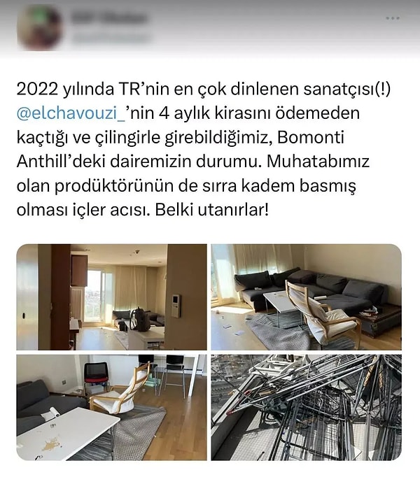 "4 aylık kirayı ödemene kaçtı"