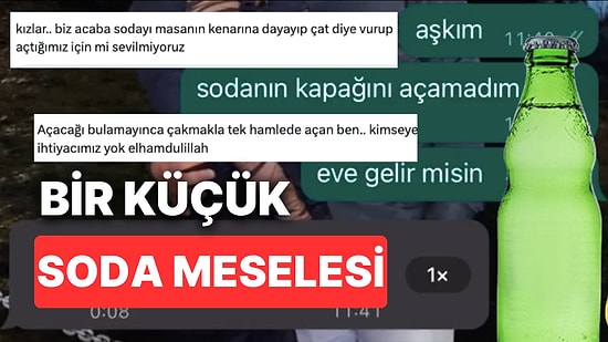 Sodanın Kapağını Açamadığı İçin Sevgilisi Tarafından Bebek Yerine Koyulan Kız Size Kendinizi Sorgulatacak