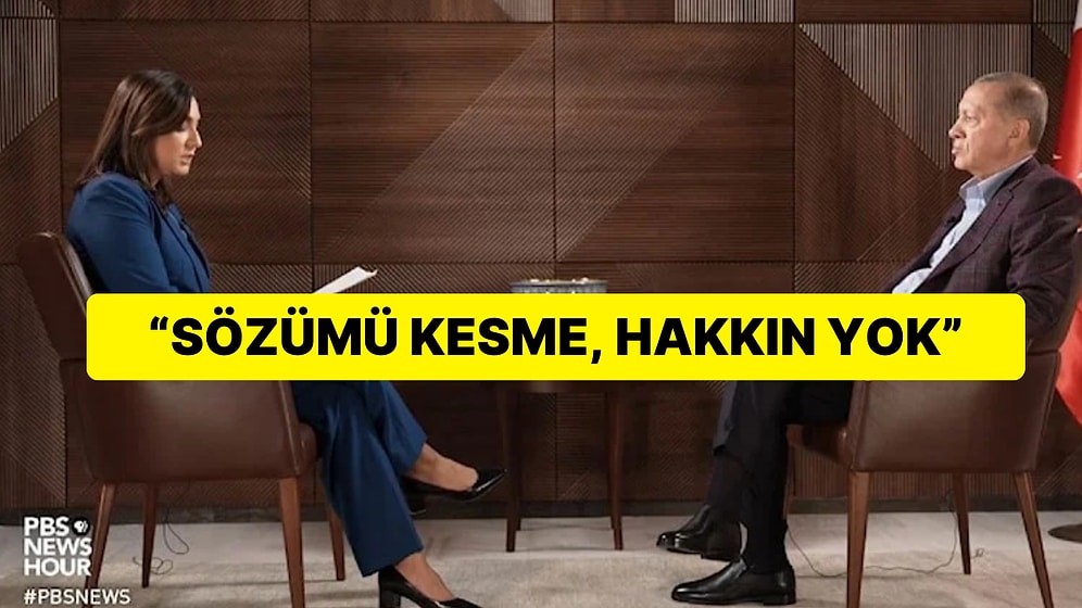 Cumhurbaşkanı Erdoğan’dan Amerikalı Haberciye Tepki: “Sözümü Kesme”