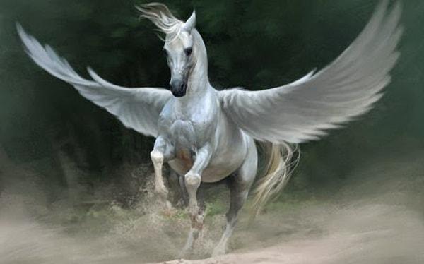9. Türk mitolojisinde yer alan kanatlı at figürü hangisidir?
