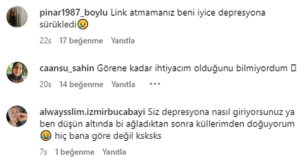 Videoya takipçilerinden başka yorumlar da geldi.