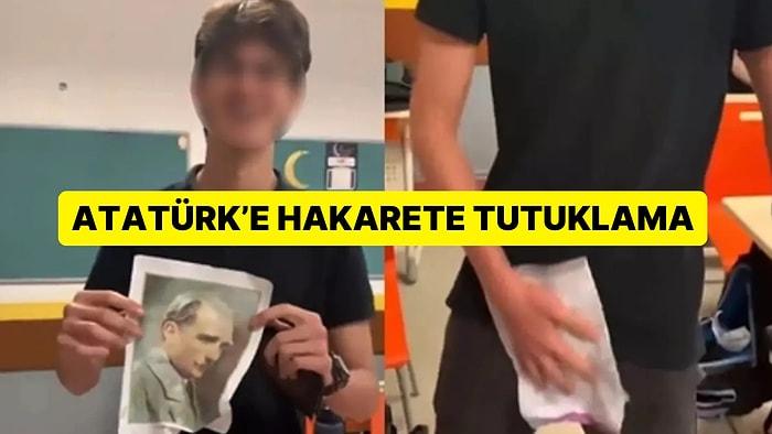 Atatürk’e Hakaret Etmişti: Lise Öğrencisi Tutuklandı