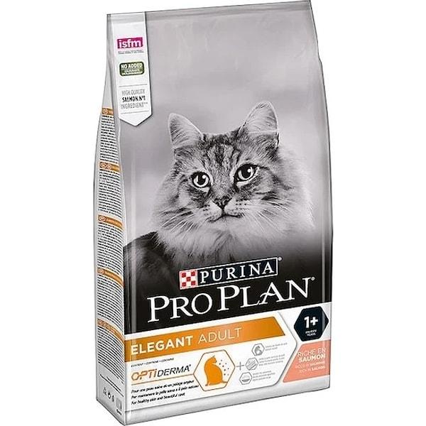 3. Pro Plan Derma Plus 3 kg (Elegant Adult) Tüy Yumağı Kontrolü Somonlu Kedi Maması