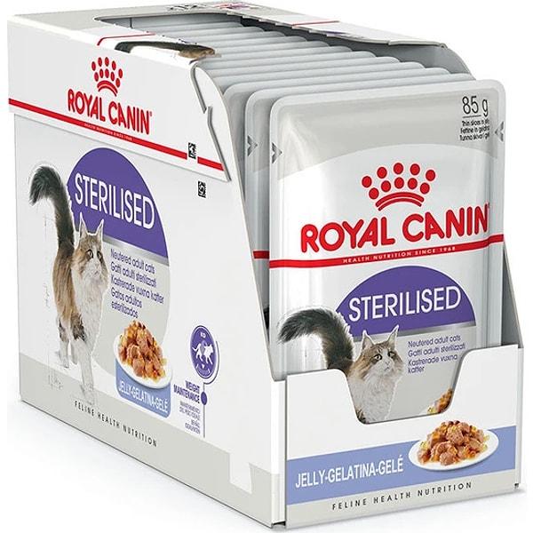 7. Royal Canin Jelly Sterilised Kısırlaştırılmış Yaş Kedi Maması