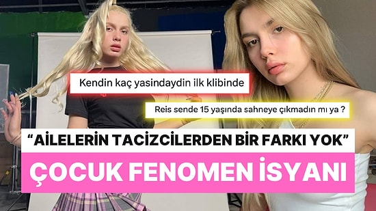 Aleyna Tilki'den 'Çocuk Fenomen' İsyanı: "Ailelerin Tacizcilerden Bir Farkı Yok"