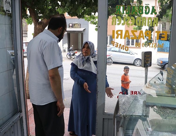 "Taziye yemeğimi sipariş etmiş"