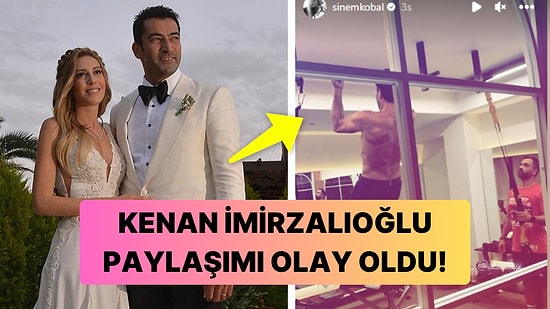 Sinem Kobal Eşi Kenan İmirzalıoğlu'nun Fit Vücudunu Paylaşınca Sosyal Medya Coştu!