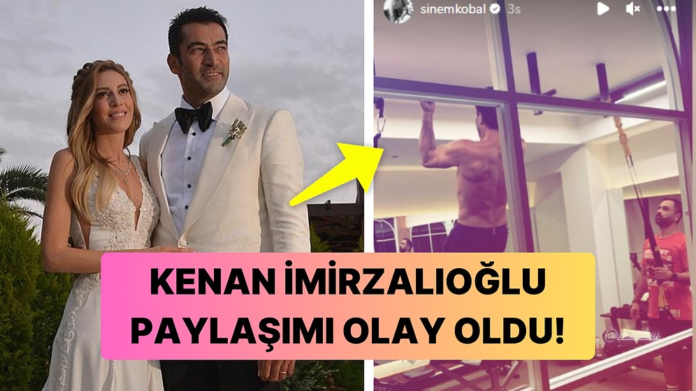 Sinem Kobal Eşi Kenan İmirzalıoğlu'nun Fit Vücudunu Paylaşınca  Sosyal Medya Coştu!
