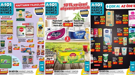 23 - 29 Eylül 2023 A101 Haftanın Yıldızları Kataloğu