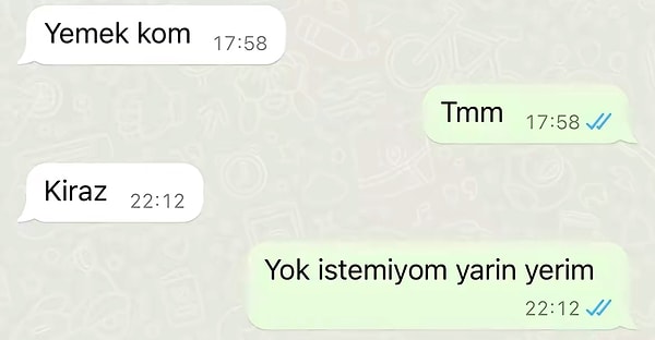 Minimum karakter maksimum iletişim.