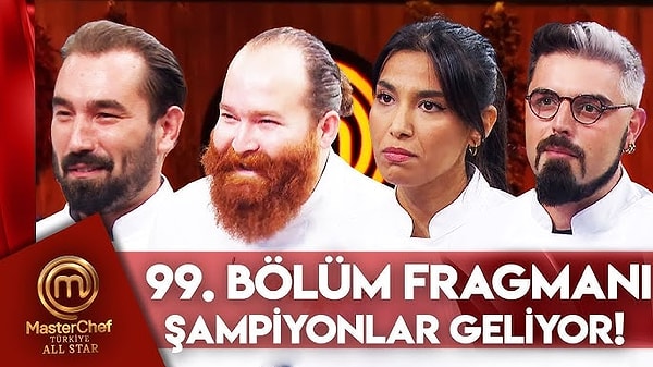 99. bölümde yarışmaya dahil olan Cemre, Uğur, Metin ve Eren'in dahil olduğu yarışma daha fragmandan kaos kokmaya başladı.