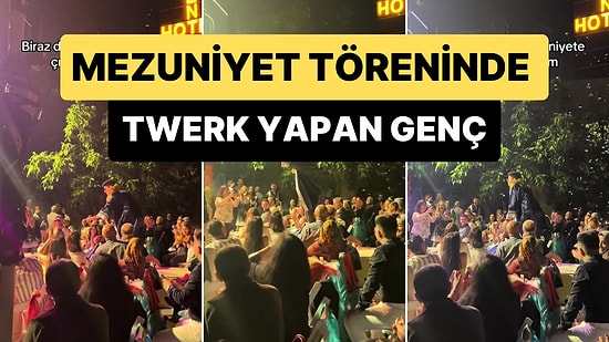 Mezuniyet Töreninde İsmi Okununca Sahneye Twerk Yaparak Çıkan Genç