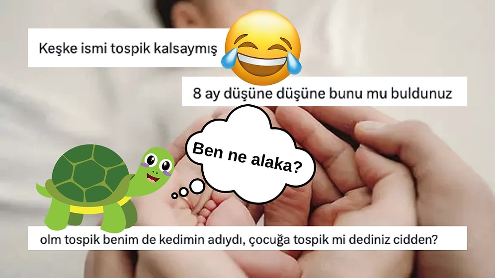 Bir Çift Bebeklerine 8 Aydır 'Tosbik' Diye Seslenip Sonunda Koydukları İsmi Açıklayınca Dalga Konusu Oldu