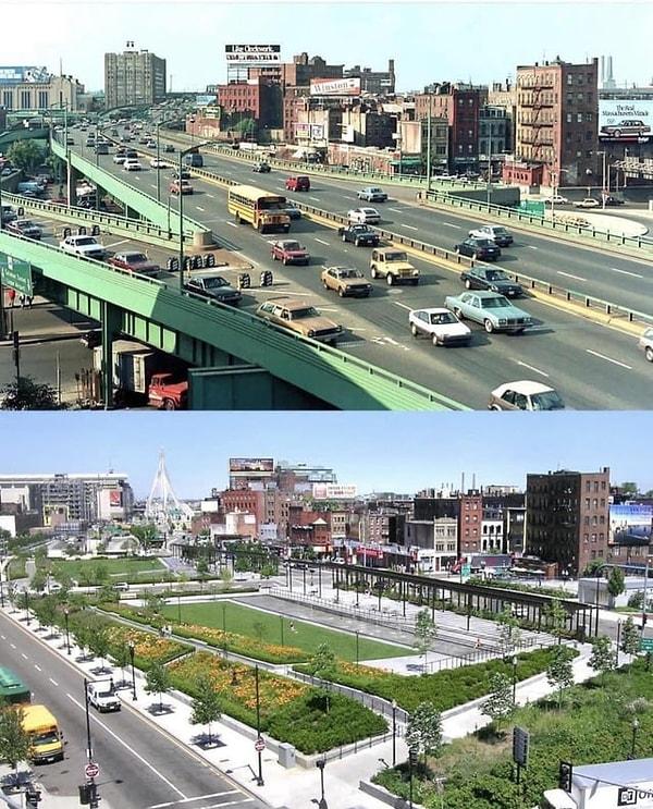 1. Büyük Kazıdan önce ve sonra Boston.