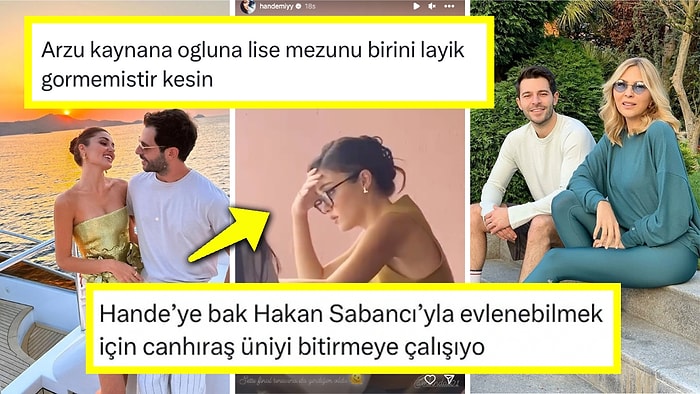 Üniversiteye Geri Dönen Hande Erçel'in Bir Anda Eğitim Aşkına Düşmesi Dalga Konusu Oldu