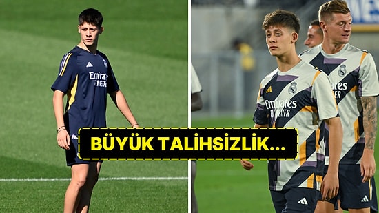 Büyük Talihsizlik: Real Madrid Arda Güler'in Tekrar Sakatlandığını Duyurdu