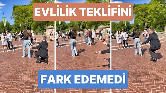 Sevgilisinin Evlenme Teklif Ettiğini Çok Geç Fark Eden Kadın Romantik Bir Anı Güldüren Bir Olaya Dönüştürdü