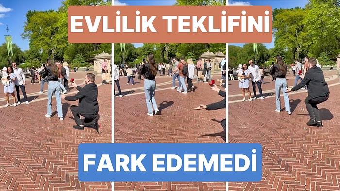 Sevgilisinin Evlenme Teklif Ettiğini Çok Geç Fark Eden Kadın Romantik Bir Anı Güldüren Bir Olaya Dönüştürdü
