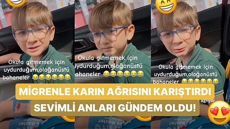 Okula Gitmemek İçin Annesine Hasta Rolü Yapan Küçük Çocuğun Aşırı Sevimli Halleri Viral Oldu!