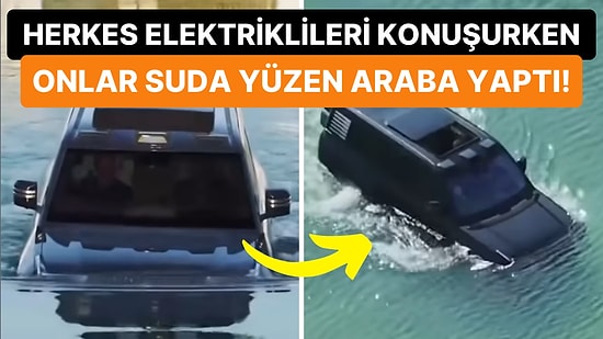 BYD'nin Yeni Tank Gibi Aracı YangWang U8'in Su İçinde Adeta Yüzdüğü Görüntüler Herkesin Ağızını Açık Bıraktı