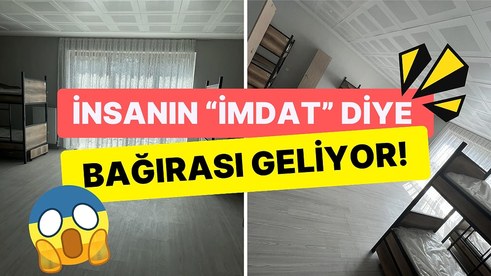 Düğün Evi Gibi! 12 Kişilik KYK Yurt Odasından Paylaştığı Fotoğraflarla Anksiyetemizi Hortlatan Kullanıcı