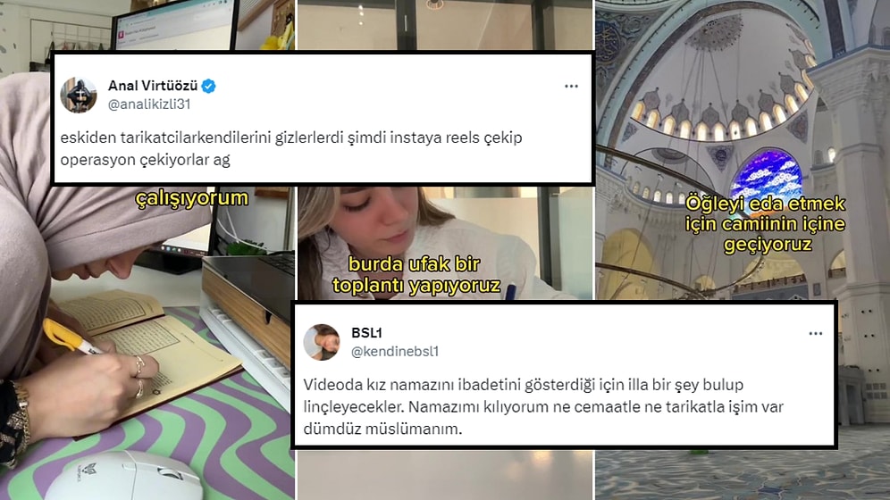 Namaz Kılıp Kur'an Okuyan Gencin Yaptığı 'Benimle Bir Gün Vlogu' İçin 'Tarikatçı' Diyen Kullanıcı Tepki Çekti