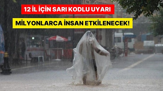 Meteoroloji 35 İli Uyardı: Sokağa Çıkarken Dikkat Edin!