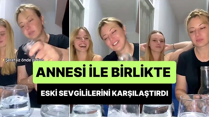 Annesiyle Birlikte Eski Sevgililerini Karşılaştıran Gencin Viral Olan Anları