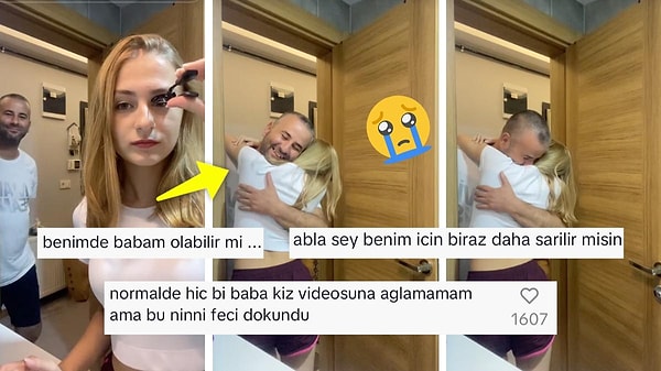 10- TikTok videosunda makyaj yapan genç kız o anları kaydederken, o sırada beklenmedik bir misafir, videonun kahramanı oldu.