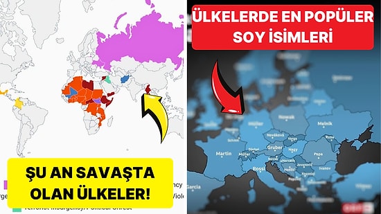 Hayatın Gerçeklerini Gözler Önüne Süren Birbirinden İlginç 15 Harita Bakış Açınızı Tamamıyla Değiştirecek!