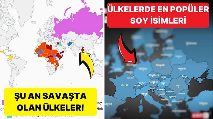 Hayatın Gerçeklerini Gözler Önüne Süren Birbirinden İlginç 15 Harita Bakış Açınızı Tamamıyla Değiştirecek!