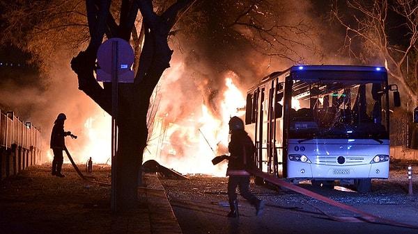 Başkent Ankara, 2015 yılının ardından 2016 yılına da terör saldırılarıyla giriş yaptı. İlk büyük çaplı saldırı ise Şubat ayında gerçekleşti.