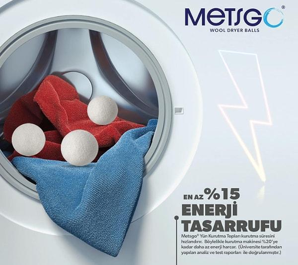 6. Yün kurutma topları, çamaşırınızın statik elektriklenmesini önleyerek doğal bir kumaş yumuşatıcı görevi üstlenecek.